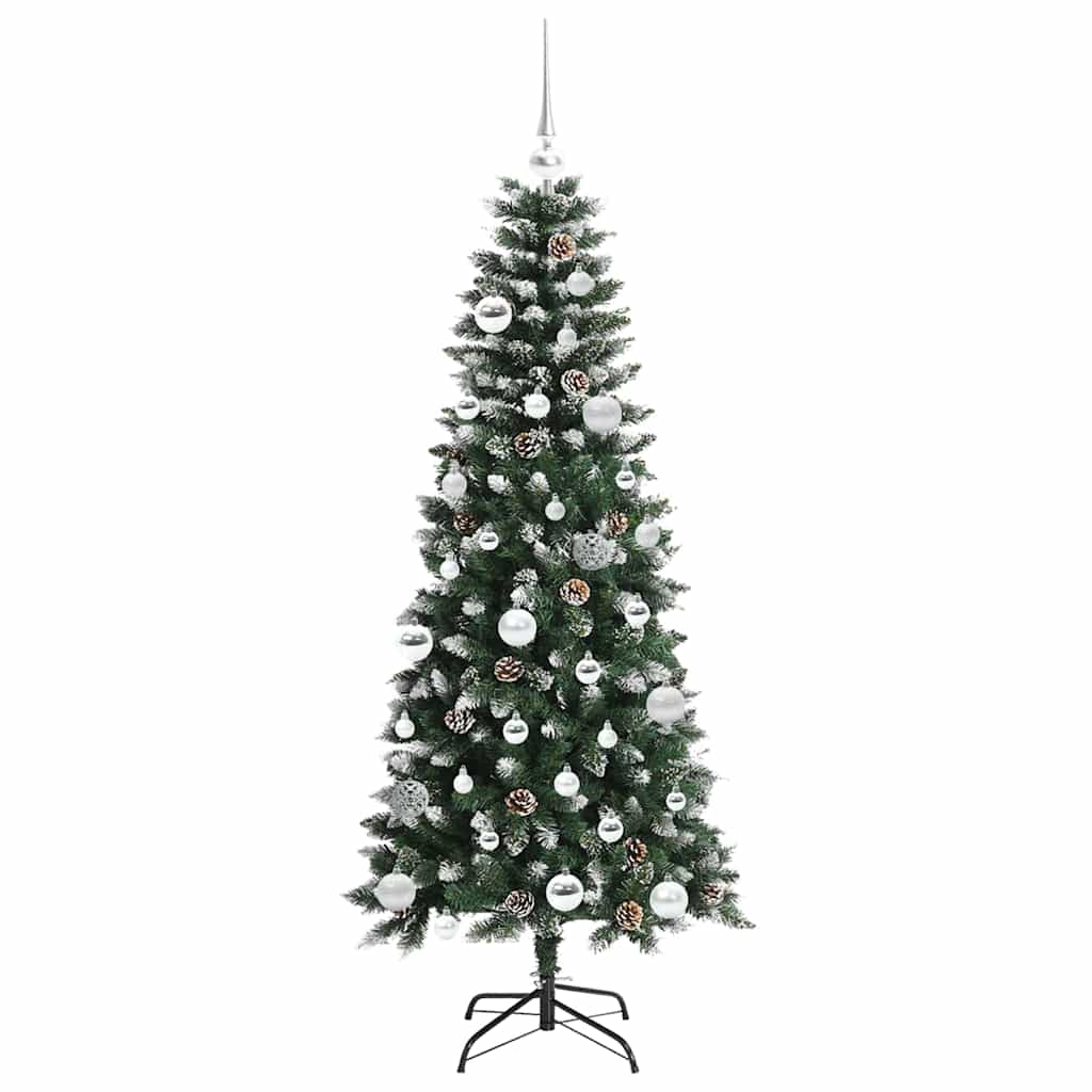 Artificial Christmas Tree with 150 LEDs Green 66 x 66 x 150 cm