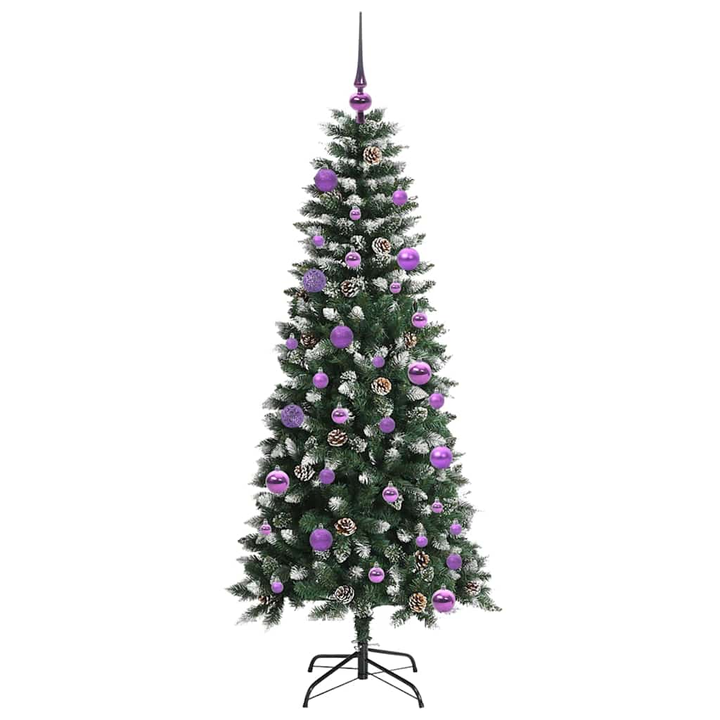 Artificial Christmas Tree with 150 LEDs Green 66 x 66 x 150 cm
