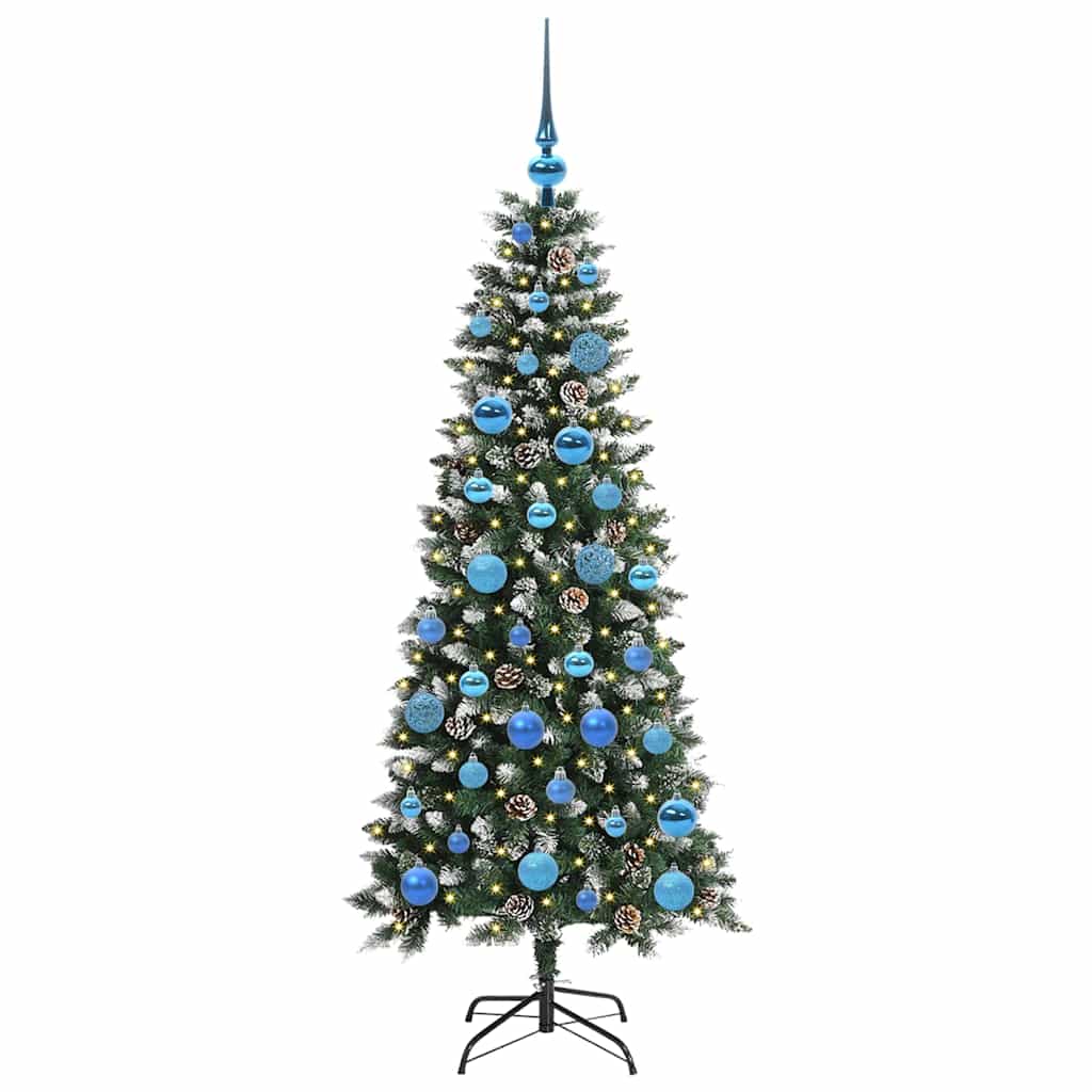 Artificial Christmas Tree with 150 LEDs Green 66 x 66 x 150 cm