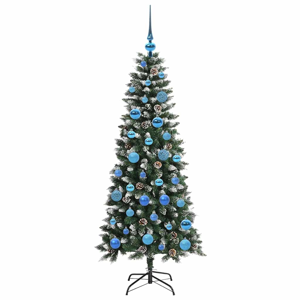 Artificial Christmas Tree with 150 LEDs Green 66 x 66 x 150 cm
