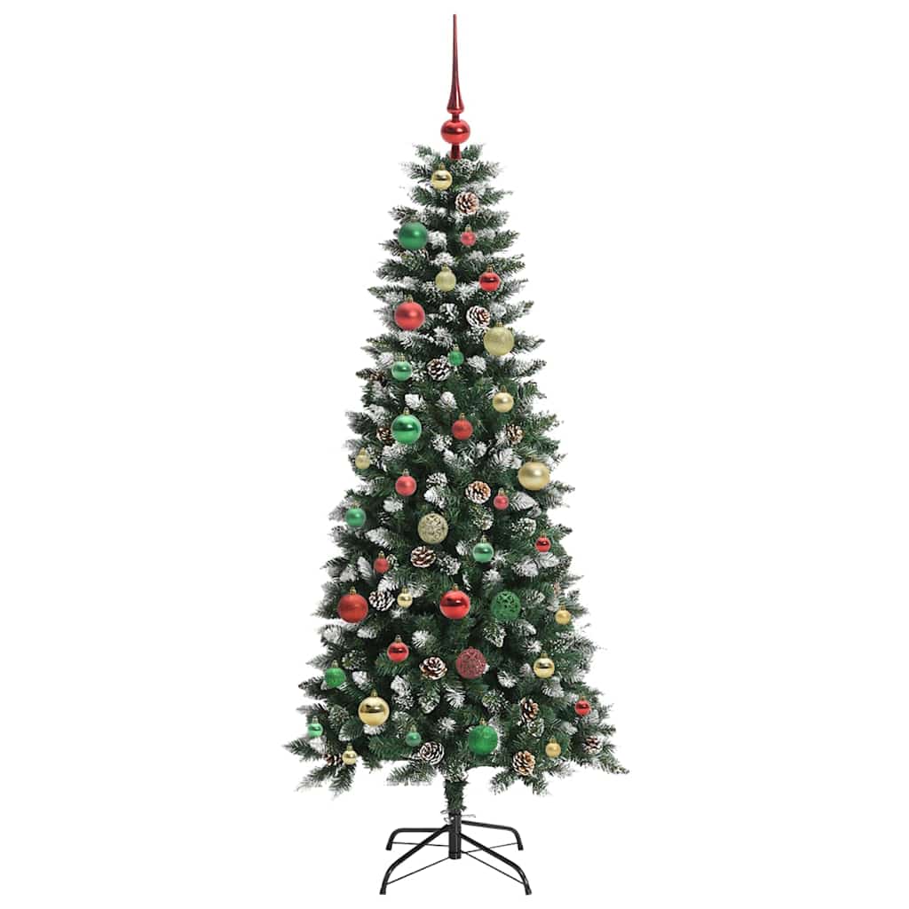 Artificial Christmas Tree with 150 LEDs Green 66 x 66 x 150 cm
