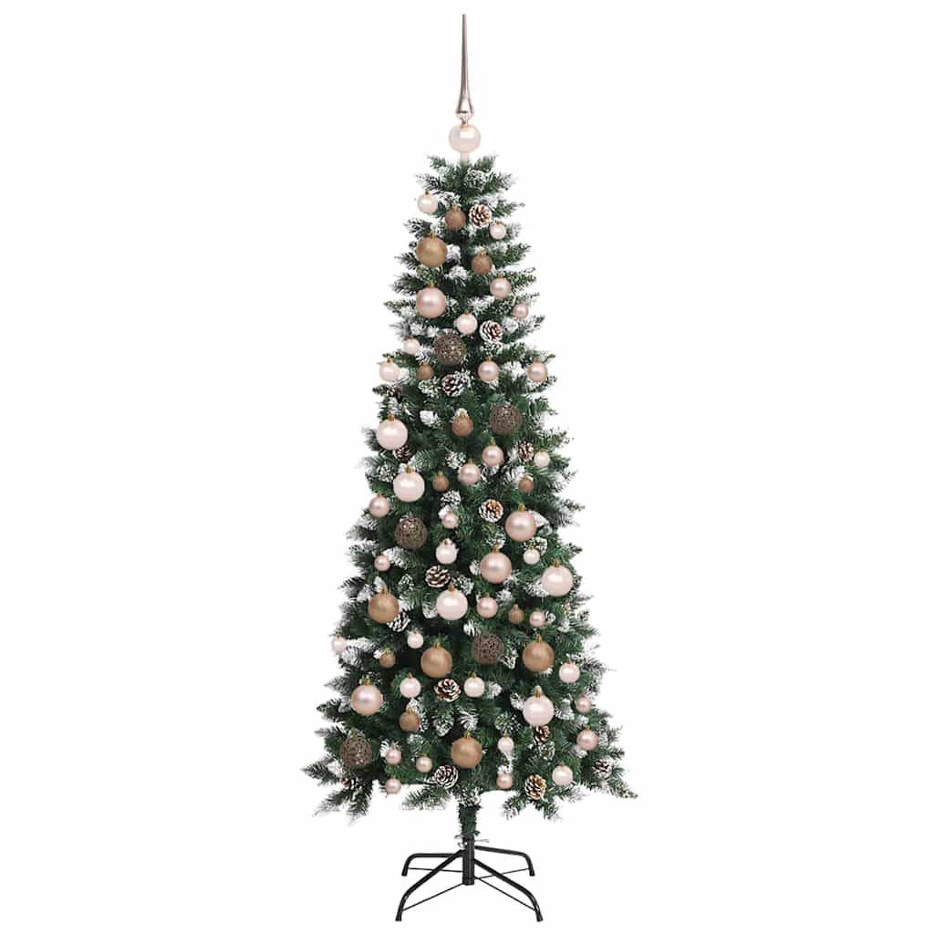 Artificial Christmas Tree with 300 LEDs Green 76 x 76 x 180 cm