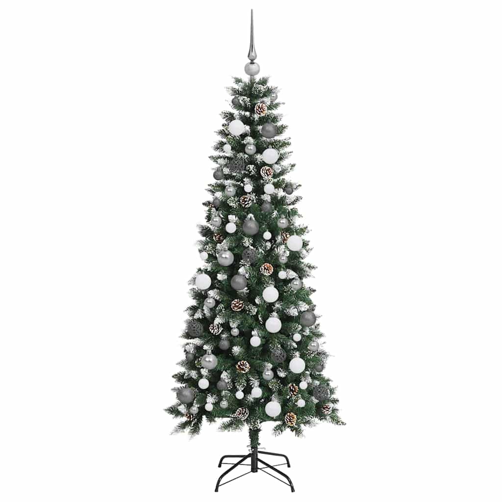 Artificial Christmas Tree with 300 LEDs Green 76 x 76 x 180 cm