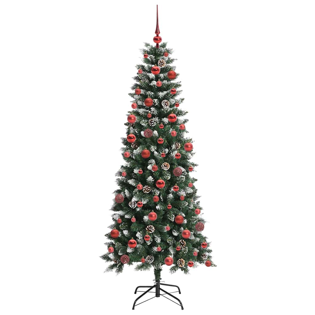 Artificial Christmas Tree with 300 LEDs Green 76 x 76 x 180 cm