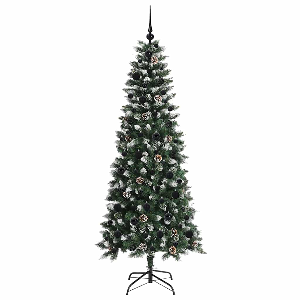 Artificial Christmas Tree with 300 LEDs Green 76 x 76 x 180 cm