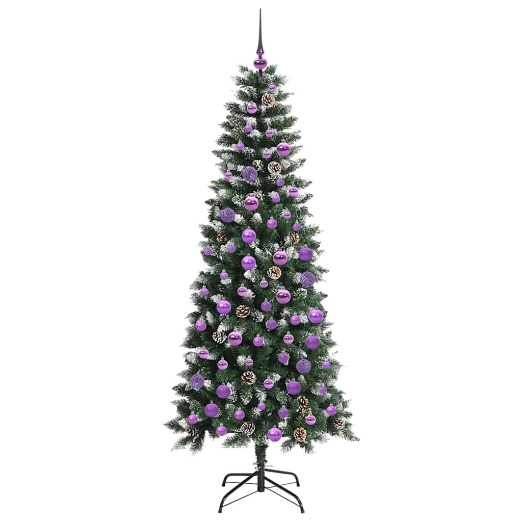 Artificial Christmas Tree with 300 LEDs Green 76 x 76 x 180 cm