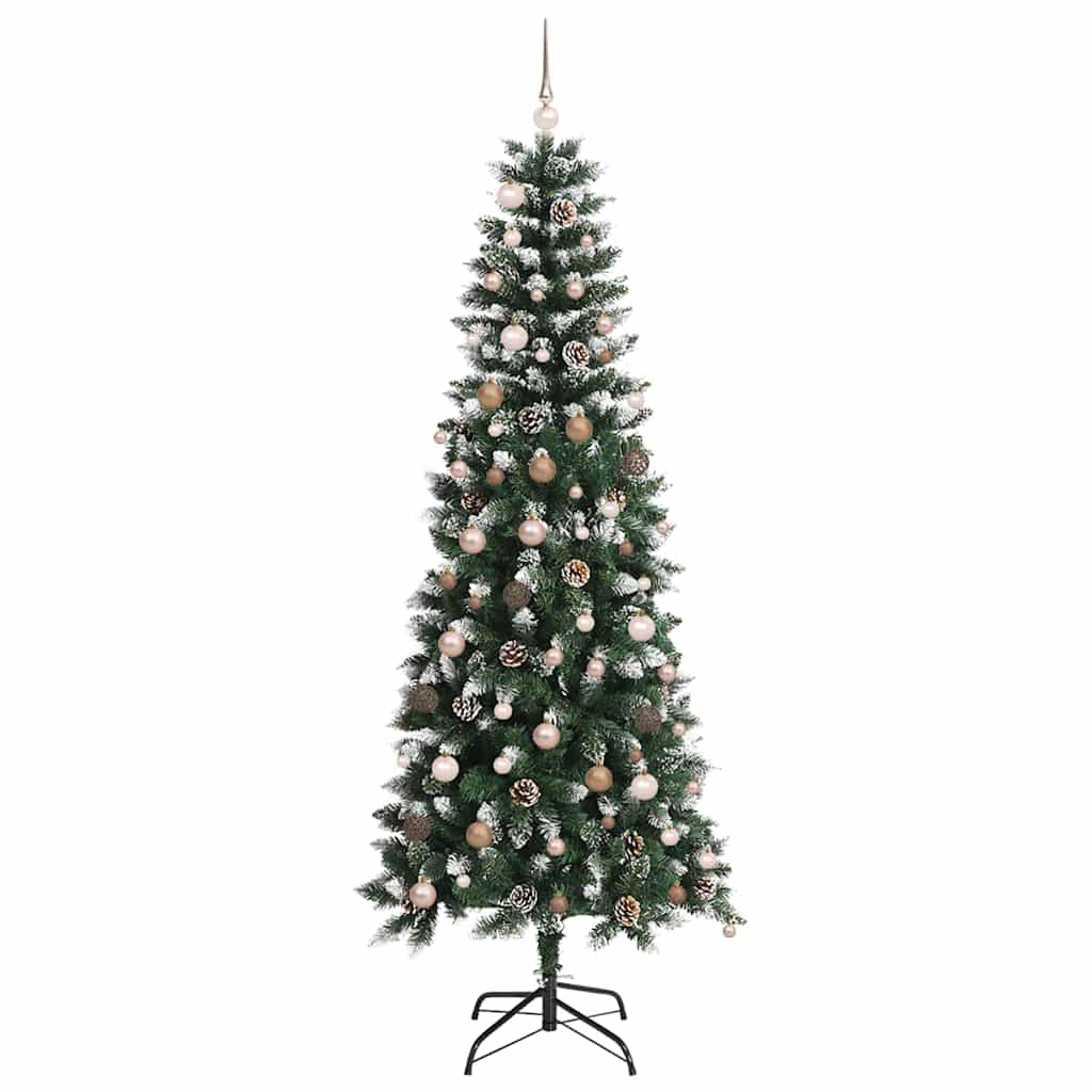 Artificial Christmas Tree with 300 LEDs Green 86 x 86 x 210 cm