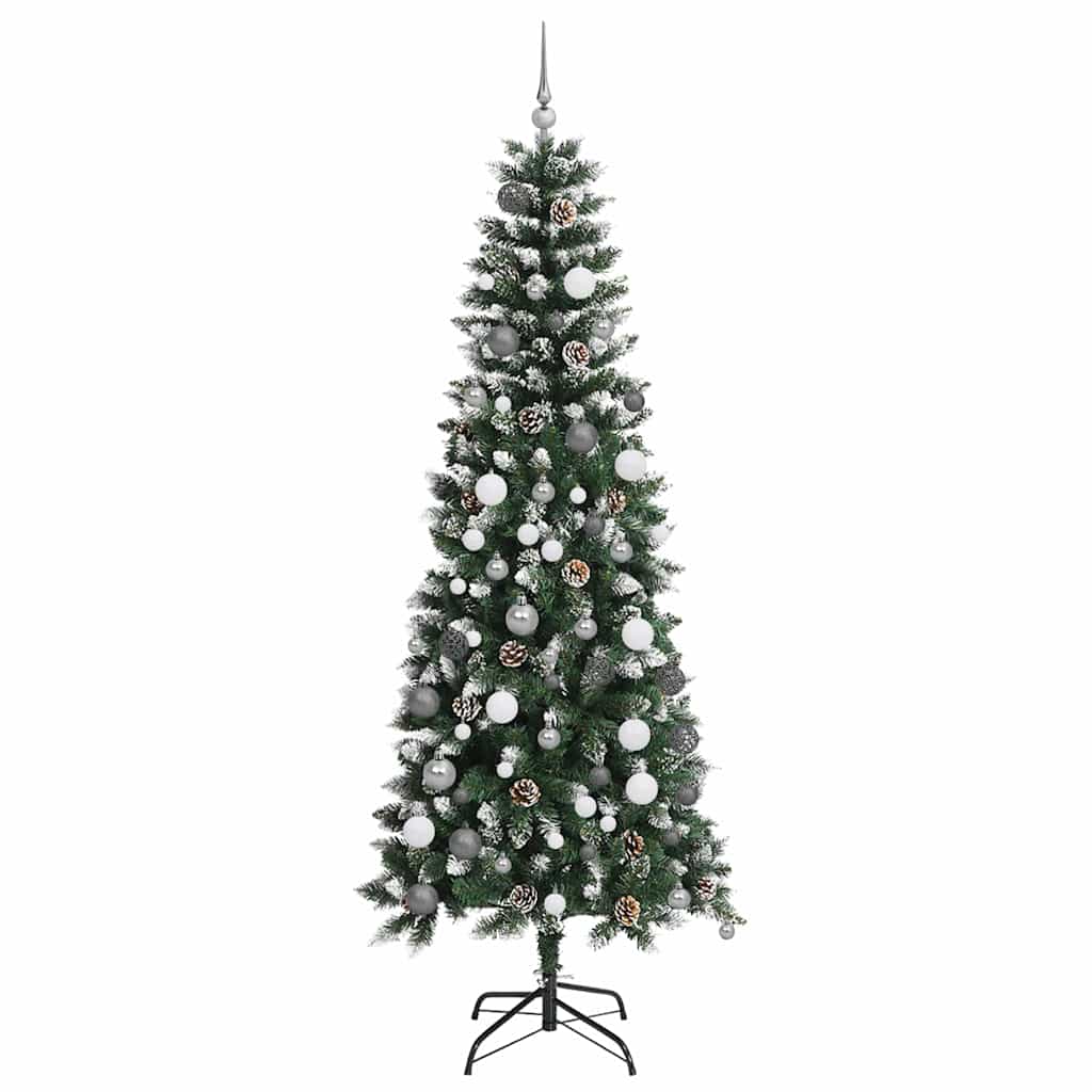 Artificial Christmas Tree with 300 LEDs Green 86 x 86 x 210 cm