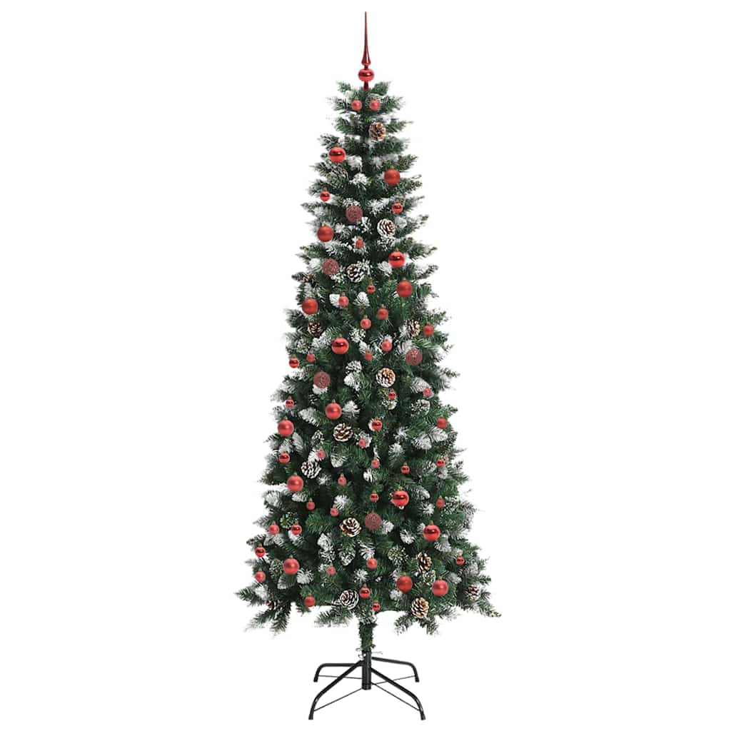 Artificial Christmas Tree with 300 LEDs Green 86 x 86 x 210 cm