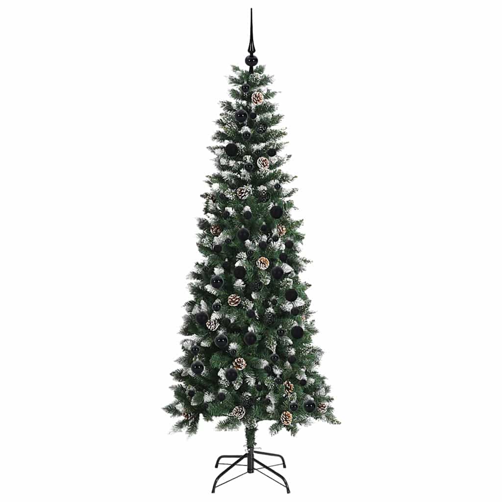 Artificial Christmas Tree with 300 LEDs Green 86 x 86 x 210 cm