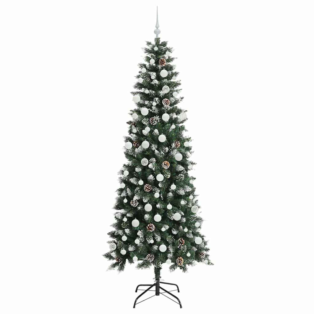 Artificial Christmas Tree with 300 LEDs Green 86 x 86 x 210 cm