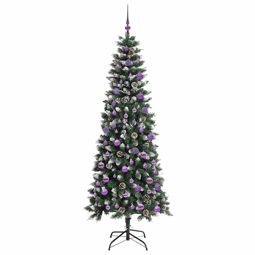 Artificial Christmas Tree with 300 LEDs Green 86 x 86 x 210 cm