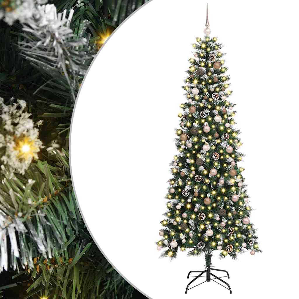 Artificial Christmas Tree with 300 LEDs Green 96 x 96 x 240 cm