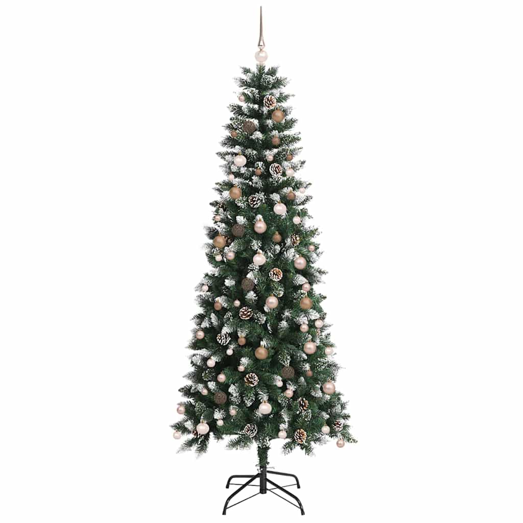 Artificial Christmas Tree with 300 LEDs Green 96 x 96 x 240 cm