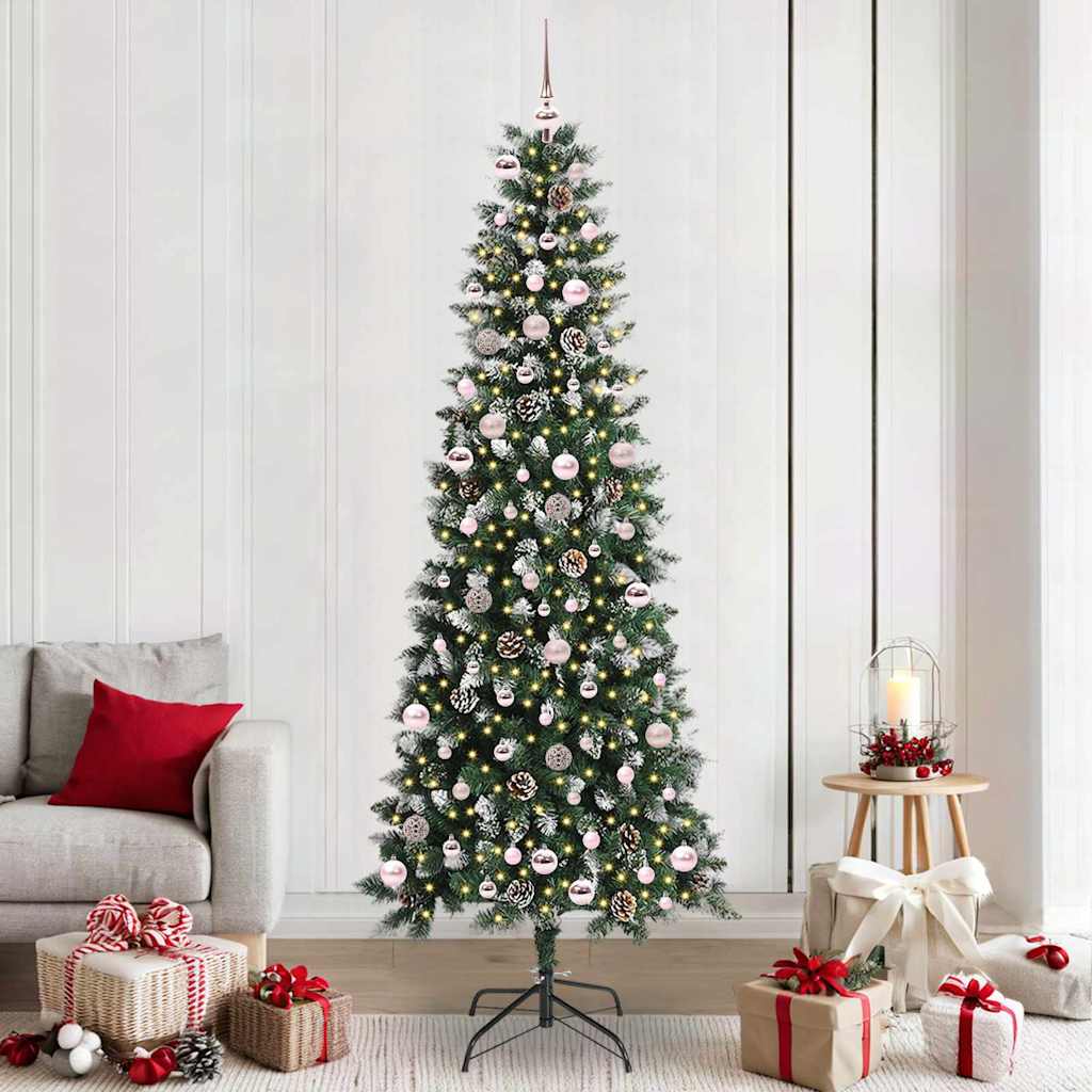 Artificial Christmas Tree with 300 LEDs Green 96 x 96 x 240 cm