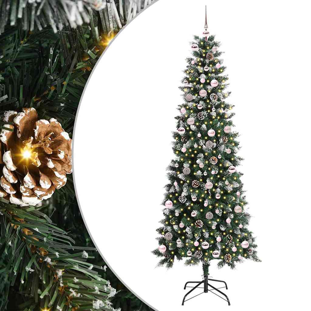 Artificial Christmas Tree with 300 LEDs Green 96 x 96 x 240 cm