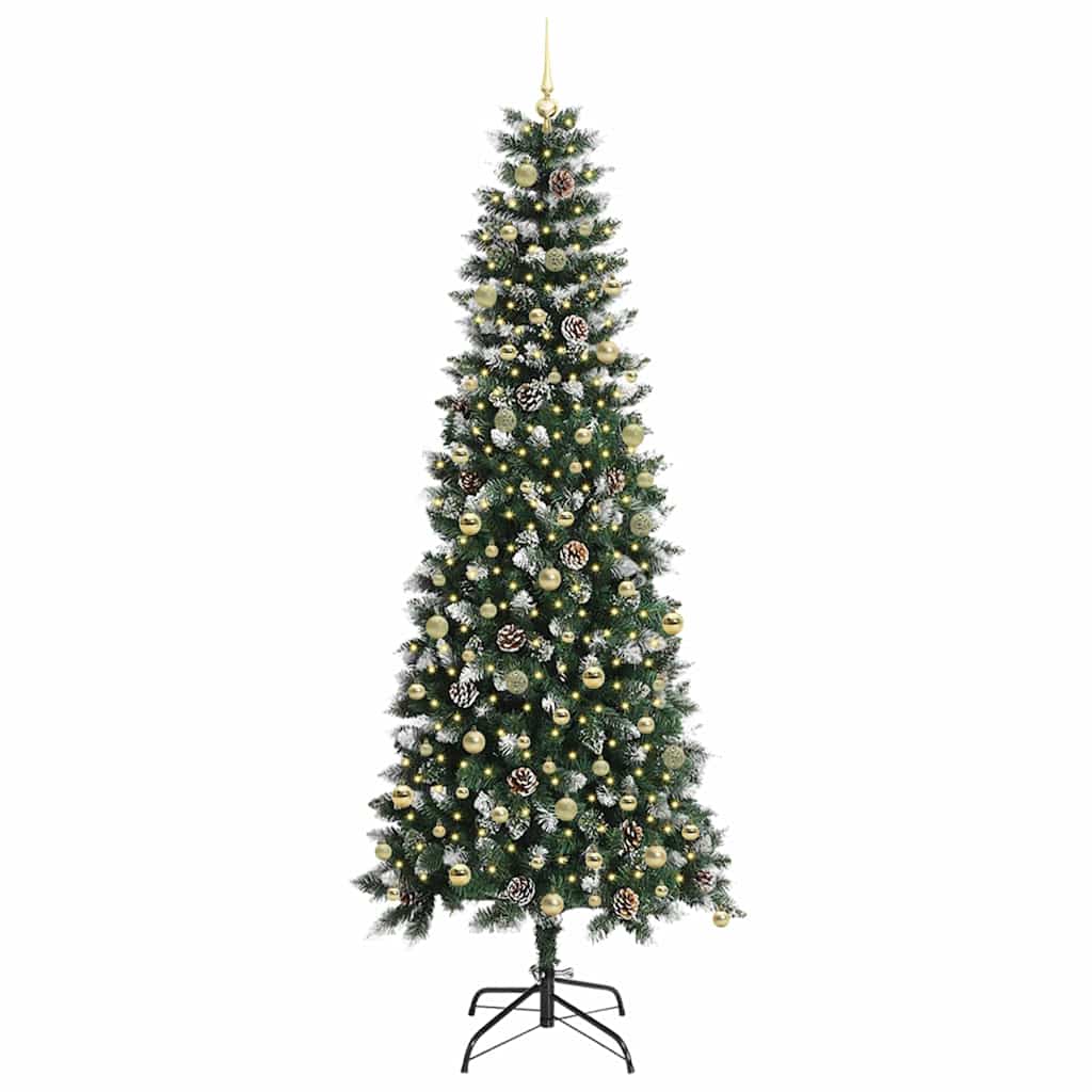 Artificial Christmas Tree with 300 LEDs Green 96 x 96 x 240 cm