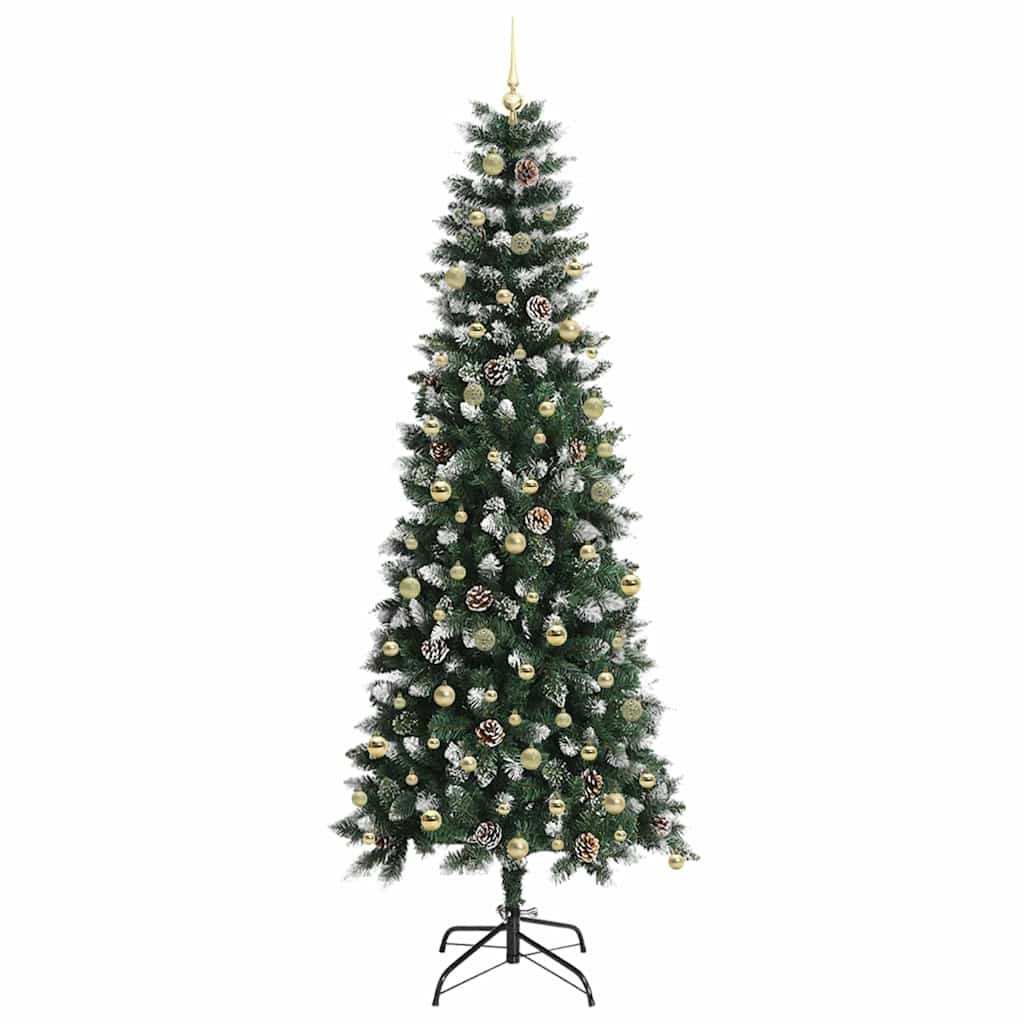 Artificial Christmas Tree with 300 LEDs Green 96 x 96 x 240 cm
