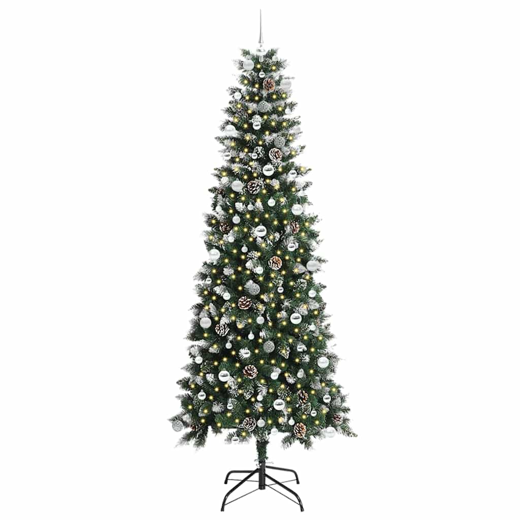 Artificial Christmas Tree with 300 LEDs Green 96 x 96 x 240 cm