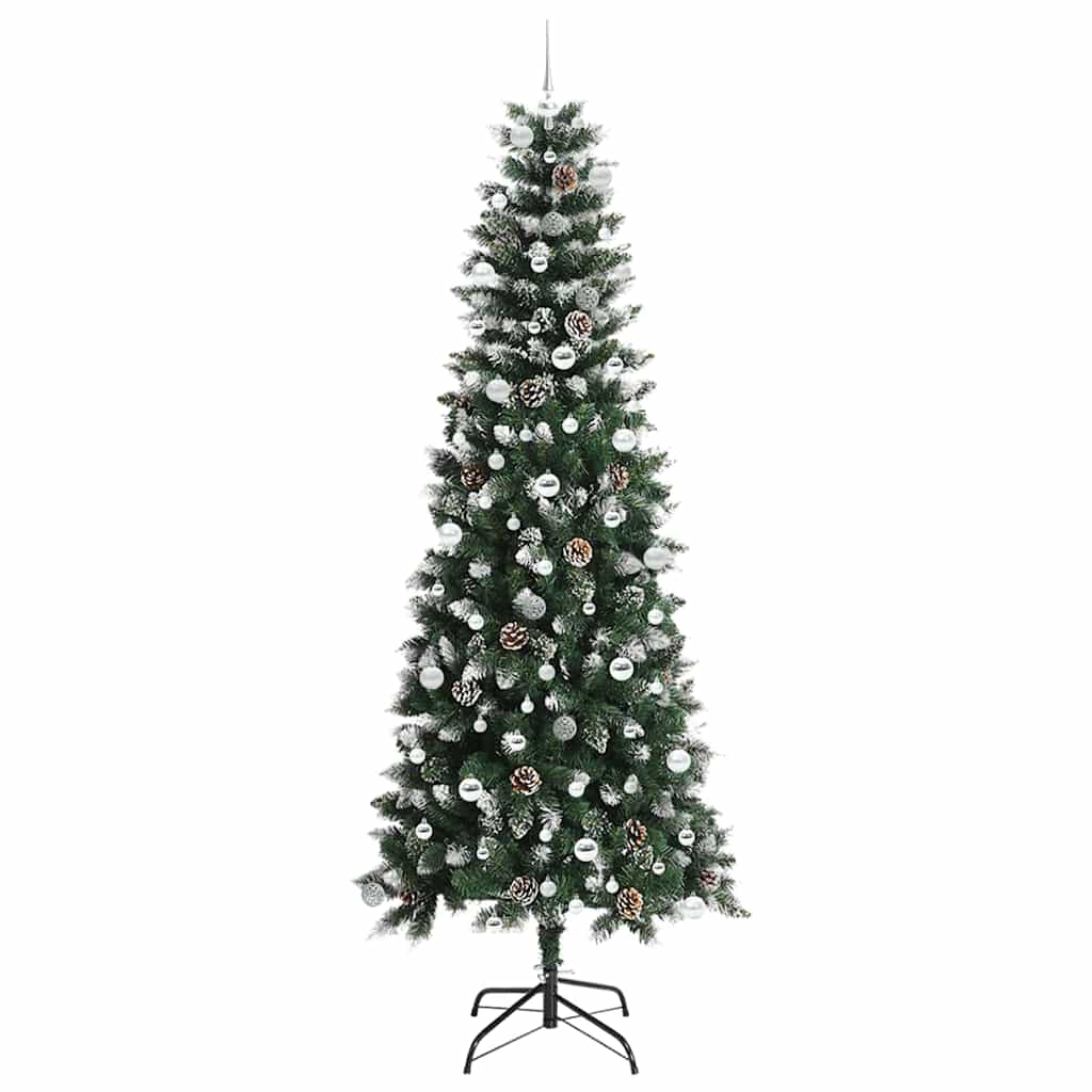 Artificial Christmas Tree with 300 LEDs Green 96 x 96 x 240 cm