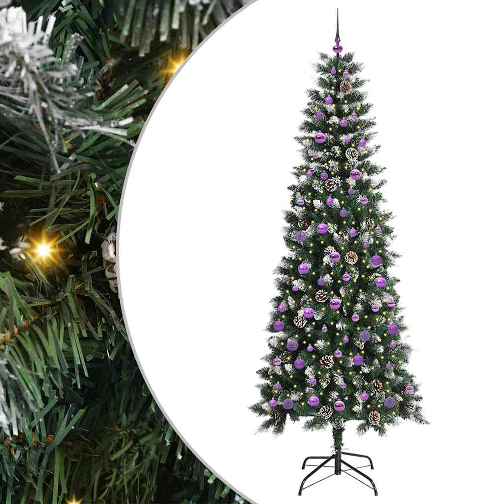 Artificial Christmas Tree with 300 LEDs Green 96 x 96 x 240 cm