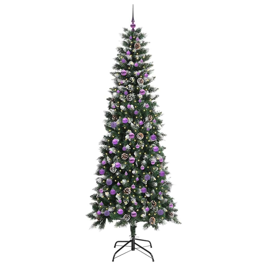 Artificial Christmas Tree with 300 LEDs Green 96 x 96 x 240 cm