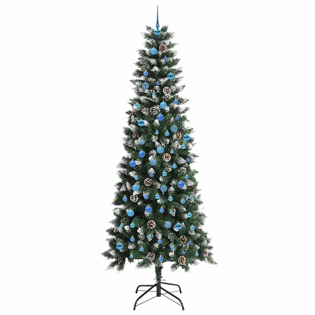 Artificial Christmas Tree with 300 LEDs Green 96 x 96 x 240 cm