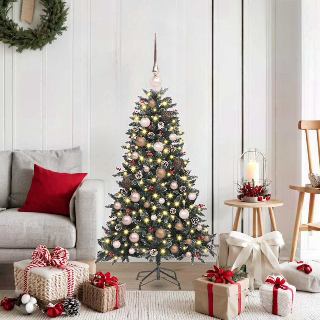 Artificial Christmas Tree with 150 LEDs Green 68 x 68 x 120 cm