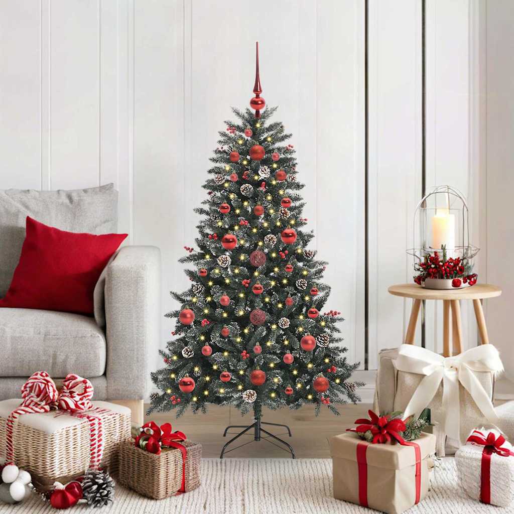 Artificial Christmas Tree with 150 LEDs Green 68 x 68 x 120 cm