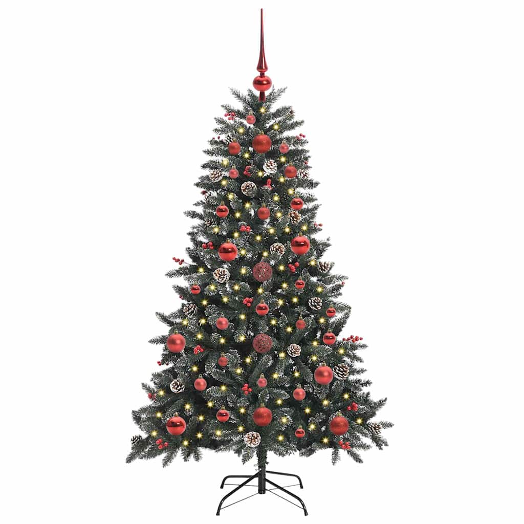 Artificial Christmas Tree with 150 LEDs Green 68 x 68 x 120 cm