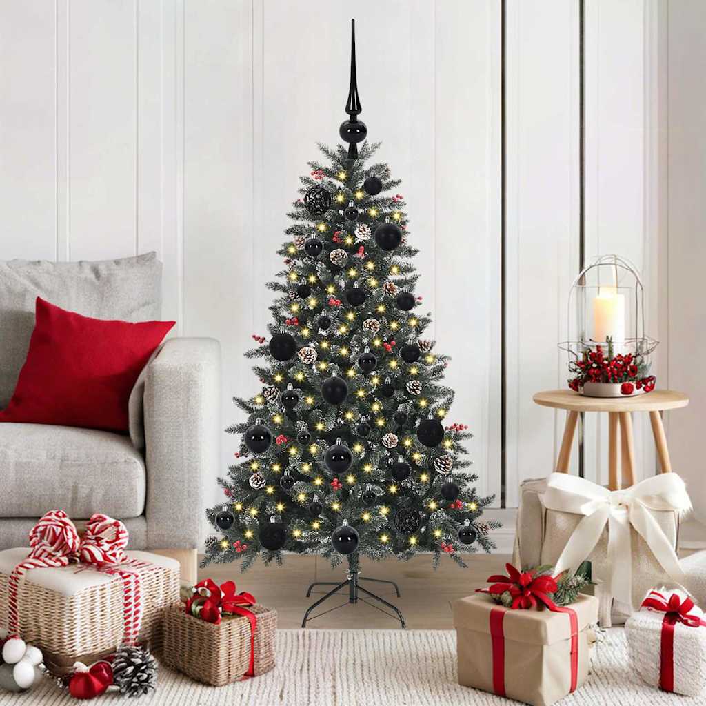 Artificial Christmas Tree with 150 LEDs Green 68 x 68 x 120 cm