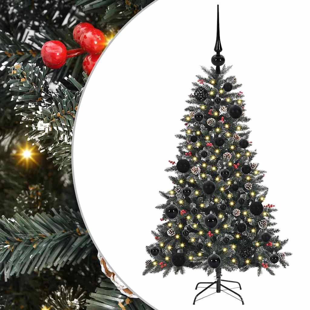 Artificial Christmas Tree with 150 LEDs Green 68 x 68 x 120 cm