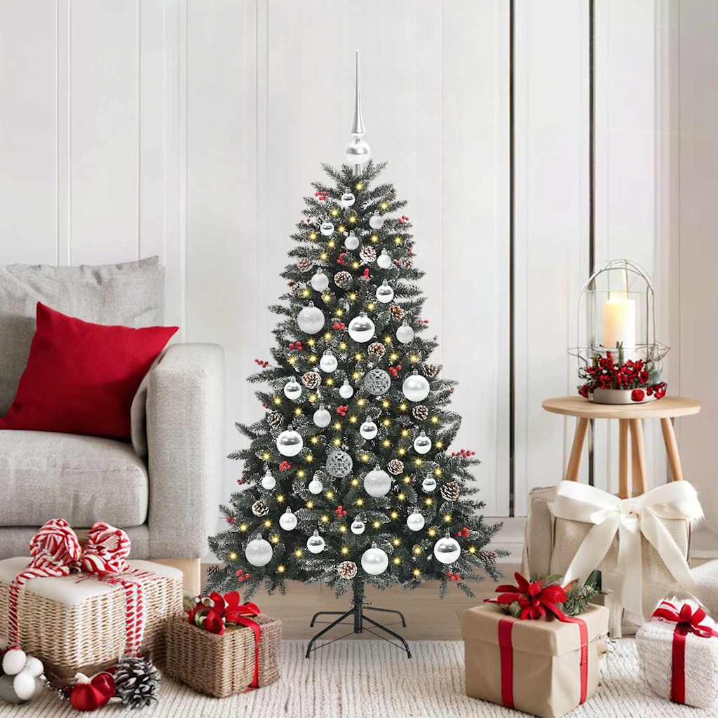 Artificial Christmas Tree with 150 LEDs Green 68 x 68 x 120 cm