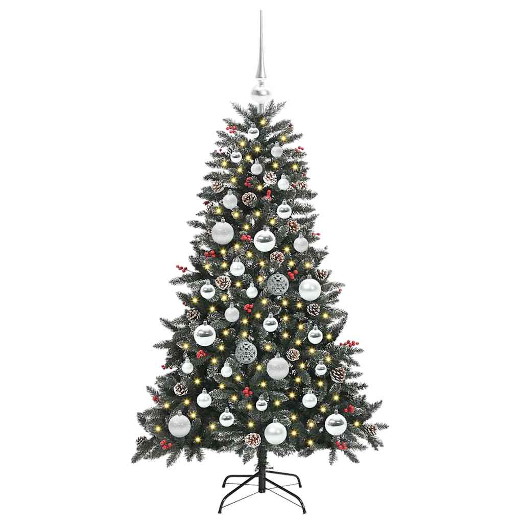 Artificial Christmas Tree with 150 LEDs Green 68 x 68 x 120 cm