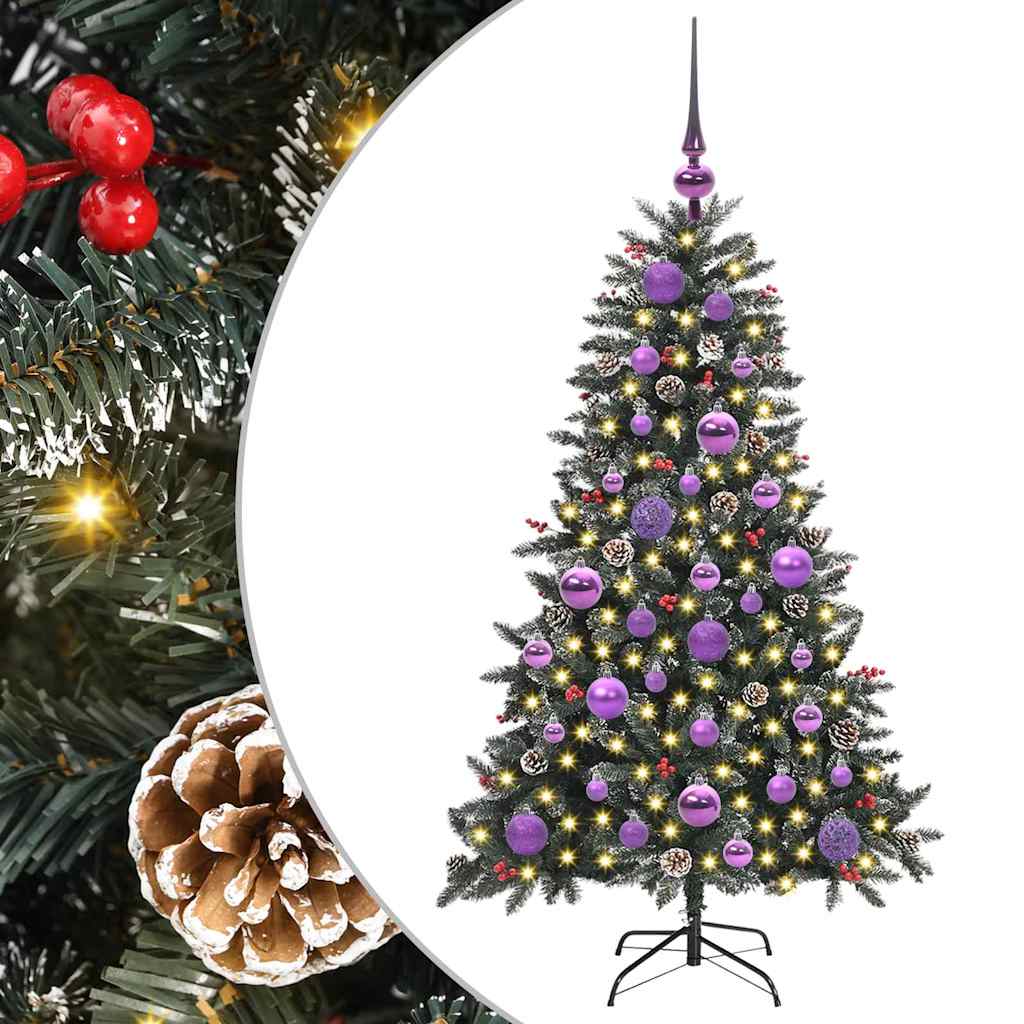 Artificial Christmas Tree with 150 LEDs Green 68 x 68 x 120 cm