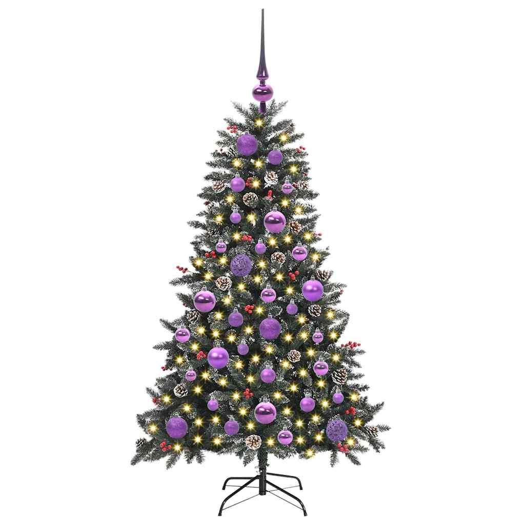 Artificial Christmas Tree with 150 LEDs Green 68 x 68 x 120 cm