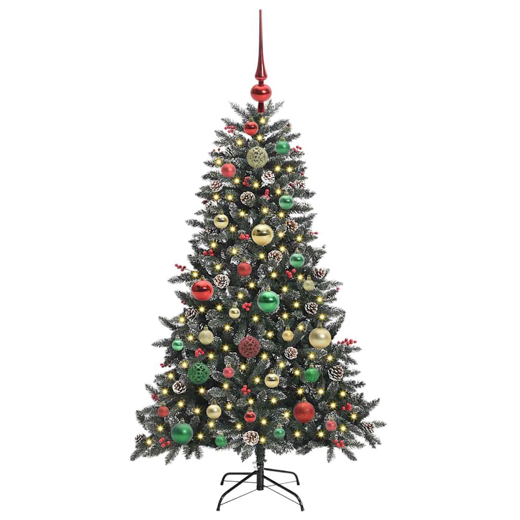 Artificial Christmas Tree with 150 LEDs Green 68 x 68 x 120 cm