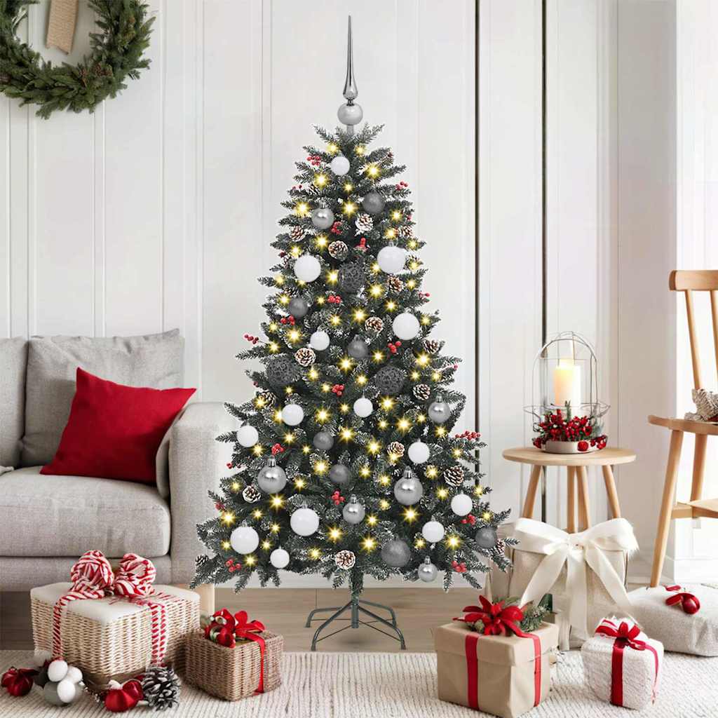 Artificial Christmas Tree with Stand Green 83.5 x 83.5 x 150 cm