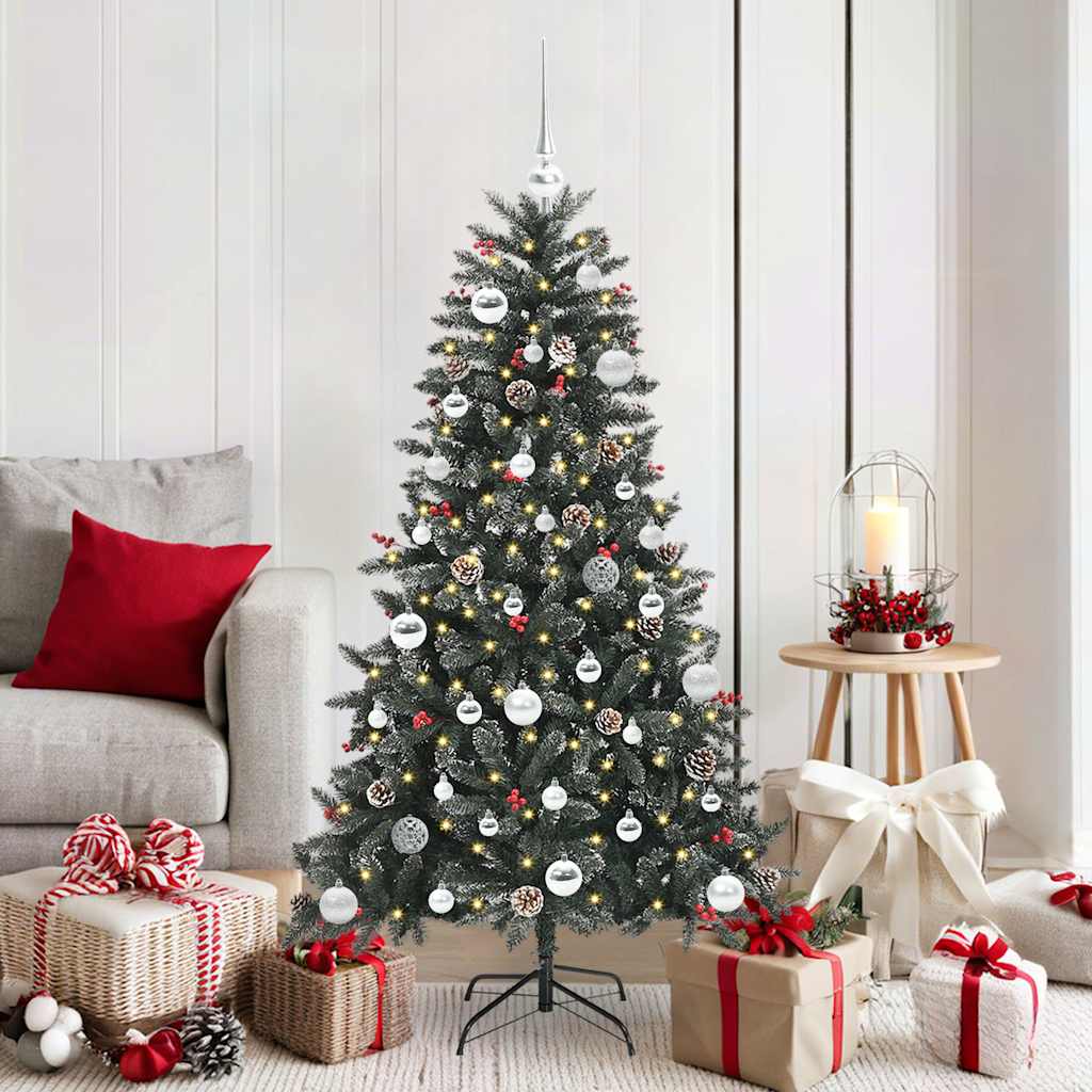 Artificial Christmas Tree with Stand Green 83.5 x 83.5 x 150 cm