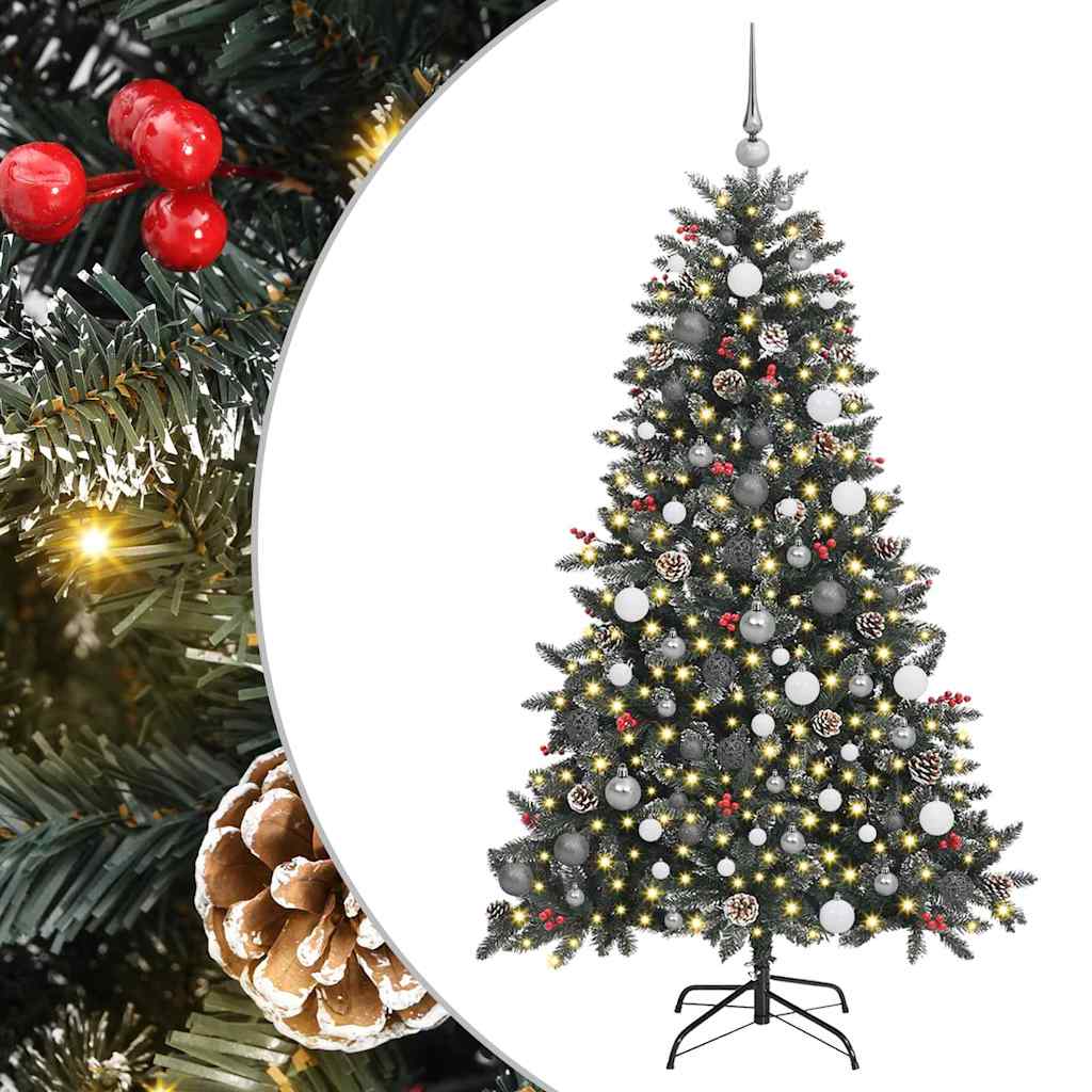 Artificial Christmas Tree with 300 LEDs Green 99 x 99 x 180 cm