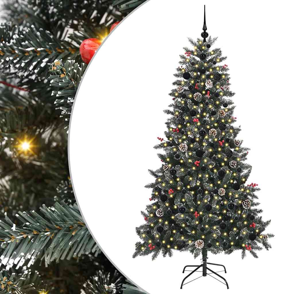 Artificial Christmas Tree with 300 LEDs Green 99 x 99 x 180 cm