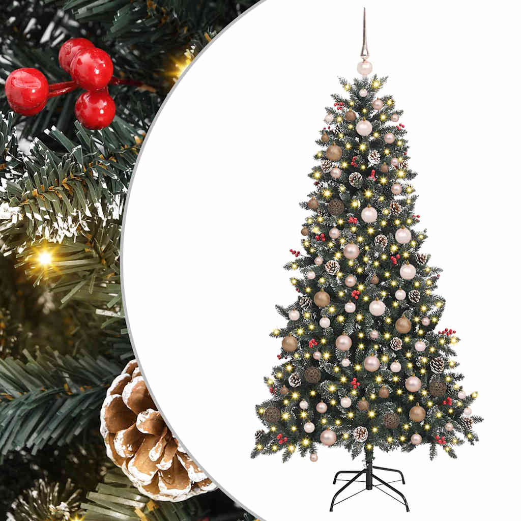 Artificial Christmas Tree with Stand Green 114 x 114 x 210 cm