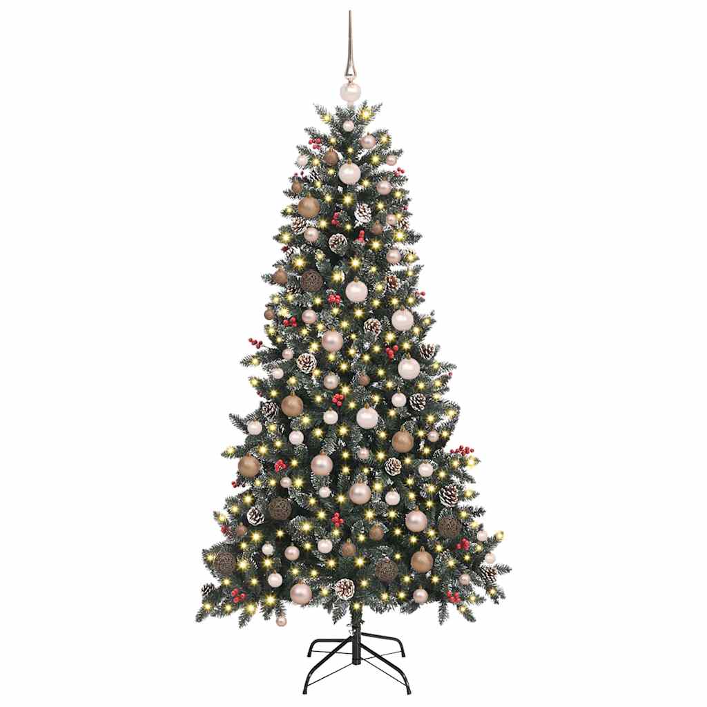 Artificial Christmas Tree with Stand Green 114 x 114 x 210 cm