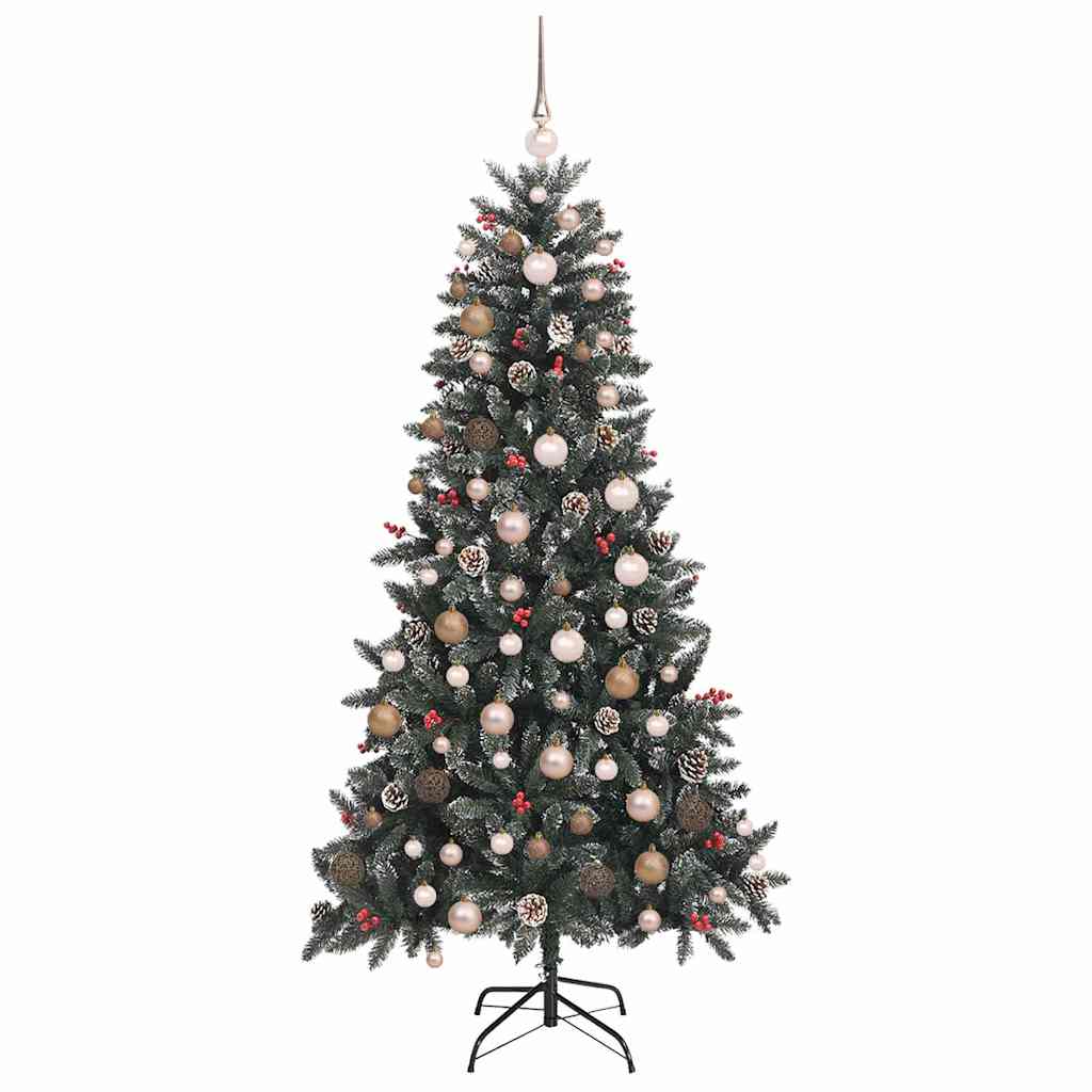 Artificial Christmas Tree with Stand Green 114 x 114 x 210 cm