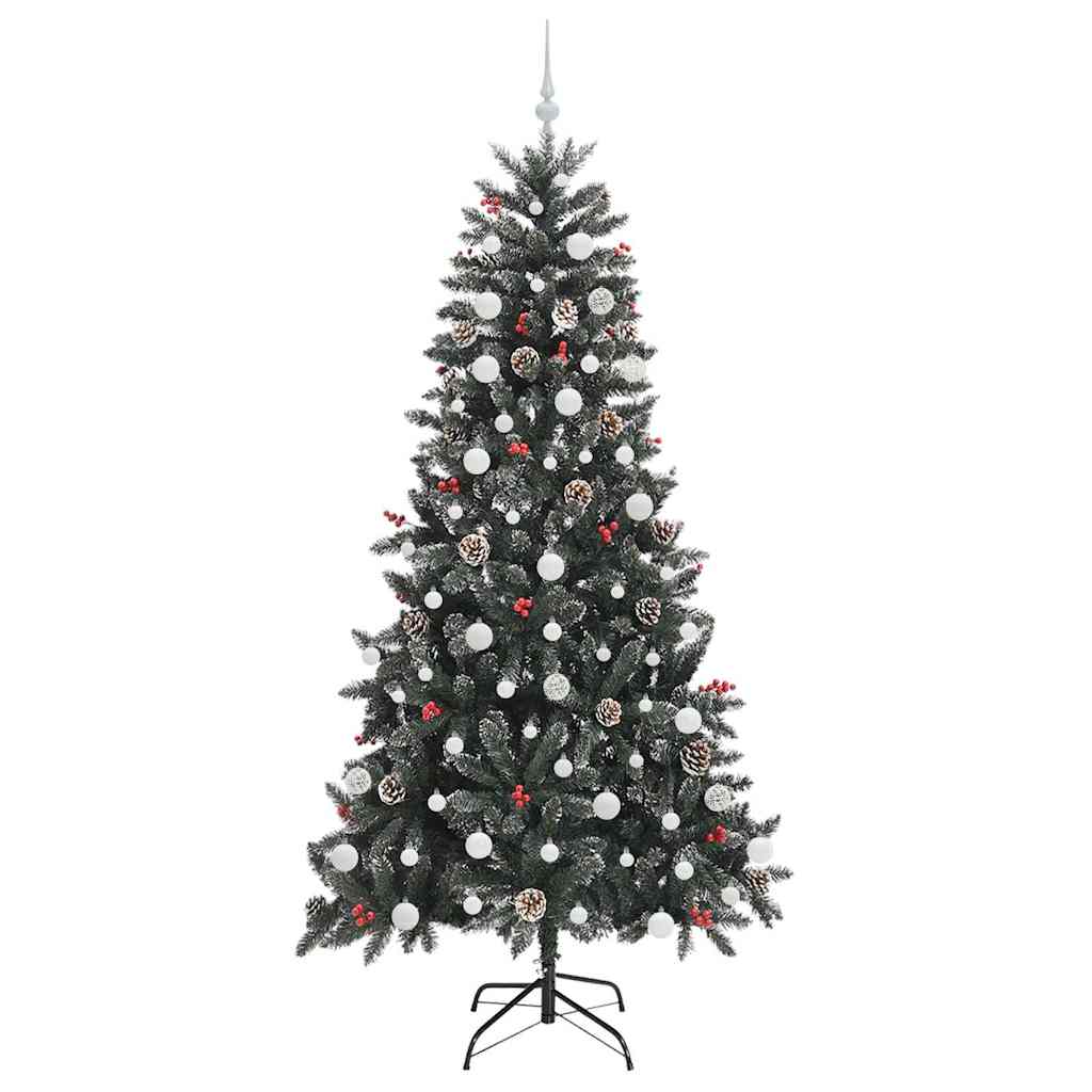 Artificial Christmas Tree with Stand Green 114 x 114 x 210 cm