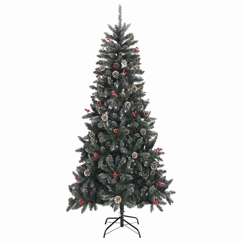 Artificial Christmas Tree with Stand Green 114 x 114 x 210 cm