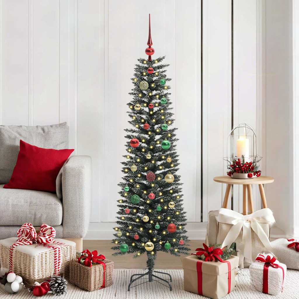 Artificial Christmas Tree with 150 LEDs Green 43 x 43 x 150 cm