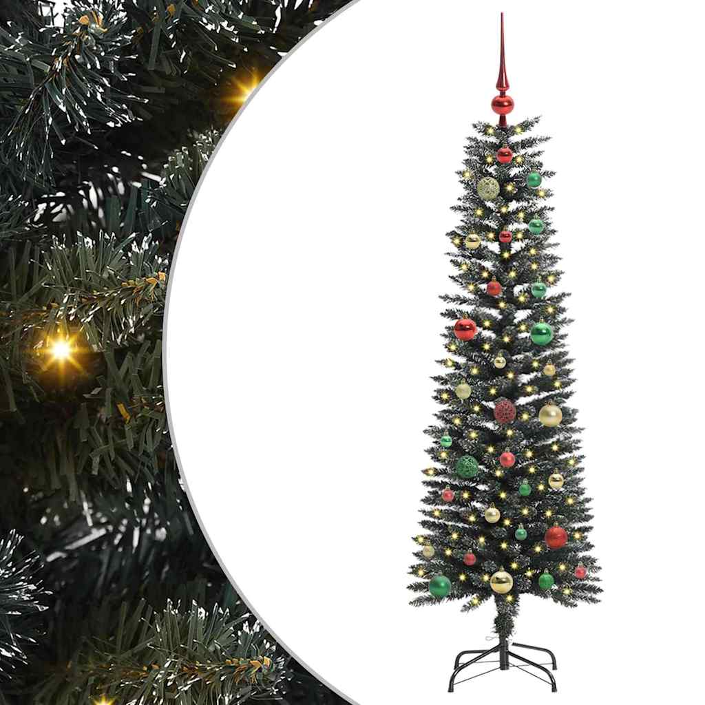 Artificial Christmas Tree with 150 LEDs Green 43 x 43 x 150 cm
