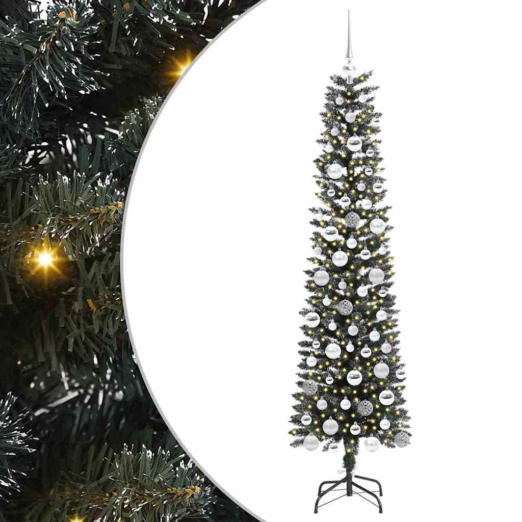 Artificial Christmas Tree with Stand Green 50.5 x 50.5 x 180 cm