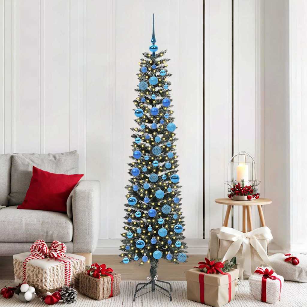 Artificial Christmas Tree with Stand Green 50.5 x 50.5 x 180 cm